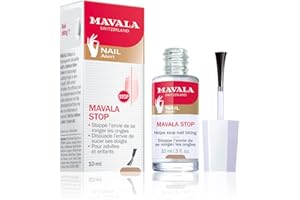 Mavala - Vernis Transparent Mavala Stop - Stoppe l'Envie de se Ronger les Ongles - Formule Amère - À Utiliser Sans ou Sur Vernis à Ongles - Flacon 10ml