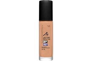 ‎MANHATTAN Manhattan Lasting Perfection 25 Stunden Make up, Rose Beige 64, feuchtigkeitsspendende Foundation, langanhaltend, hohe Deckkraft, für einen makellosen Teint, 30 ml