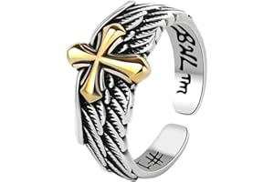 ARHZ 1 PCS anillos acero inoxidable anillos vintage anillo de acero inoxidable ajustable vintage goth anillos para hombre