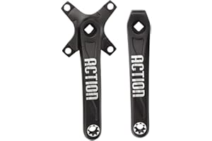 Outbit Manovella per Bicicletta - 2 Pezzi in Lega di Alluminio Sinistra e Destra Accessori per Biciclette per Mountain Bike 170mm Forte Resistenza Assiale per Riparazioni Mountain Bike