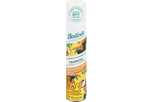 Batiste Tropical Coconut Exotic Dry Shampoo Champú (Ad1161), Incoloro, Aromatic, 200 Mililitros, El embalaje puede variar