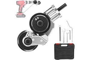 LAKIGOES Roditrice per lamiera, taglierina per piastre per trapano elettrico, roditrice per metalli, cesoie elettriche per trapano elettrico, per il taglio di piastre metalliche (trapano non incluso)