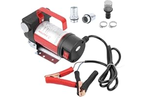 LYRLODY Dieselpumpe, 12V DC 40 l/min Elektrische Umfüllpumpe Absaugpumpe Kraftstoffpumpe Heizölpumpe selbstansaugend ransfer-Pumpe Flüssigkeit Extractor für Schwerlastfahrzeug LKW