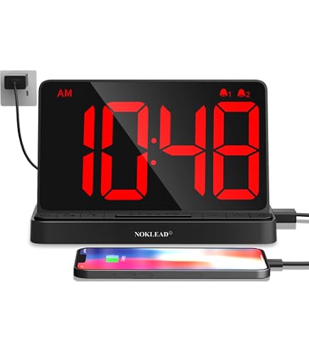 Orologio Digitale Da Comodino Display LED - Temperatura Sveglia Moderno 16x6x1,8cm - Foto 3