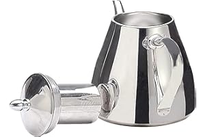 SANQIAHOME Théière en acier inoxydable avec infuseur 2,0L