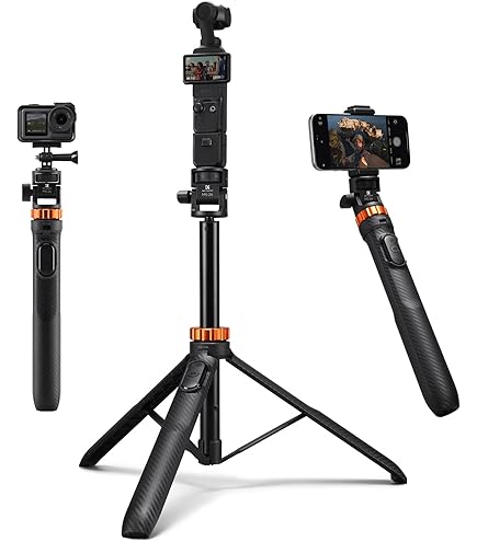 TELESIN Magnetic POV Neck Selfie Holder With Phone Clip Vertical Mount Kit, Hand Free Video Vlog Necklace Lanyard Body Strap Attachment For Gopro Max Hero Insta360 Dji Action Iphone Android3