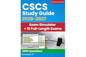 CSCS Study Guide: Certified Strength and Conditioning Specialist Review + Questions and Detailed Answer Explanations (Exam Simulator + E-Learning Access)