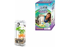 AMBERLINNEN LTD My Small Fish Tank Self Cleaning Aquarium Complete Kit With Light Gravity Clean