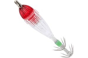 ZERODIS Cebo de Luz LED, Cebos de Persecución, Señuelos de Pesca, Señuelos de Calamar, Moldes de Cebo de Pesca Ligeros para Alta Mar Cerca de la Costa, Barcos, Lagos y Ríos