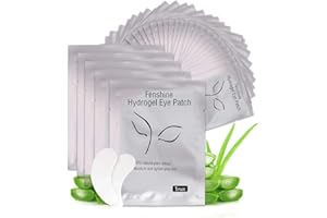 Fenshine 50 Paar Wimpernverlängerung Augenpads fusselfrei Hydrogel Augenpads Professionelle Unteraugenpads für Wimpernverlängerungen Zubehör (50 Paar)