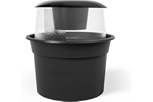 BIOGENTS Lot de 2 Pièges A Moustiques Anti Pontes Extérieurs - Limite La Reproduction - sans Electricité BG-GAT2