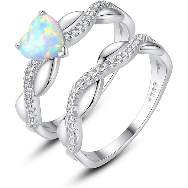 Dylam Infinity Style Romantique 5a Zircon Cubique Bague Gravée En Argent 925 Bag