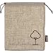 Produktbild InLine 22318L Universal Hanftasche mit Kordel, 240 x 200 mm beige/braun