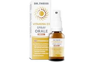 DR.THEISS Dr Theiss Vitamina D3 K2 - Spray Integratore Alimentare Multivitaminico 20 ml, per la Normale Funzione del Sistema Immunitario