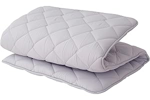 ‎EMOOR EMOOR Japanische Faltbarer Futon Matratze, 100 x 210 cm, Grau Hergestellt in Japan, Tatami matten Bodenmatratze, Fest, Polyester