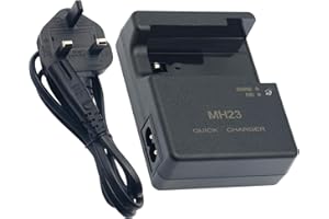AERXVECIY MH-23 Battery Quick Charger Compatible with EN-EL9 EN-EL9a Batteries for Nikon D40 D40X D60 D3000 D5000 D8000 Digital SLR Cameras Power Supply