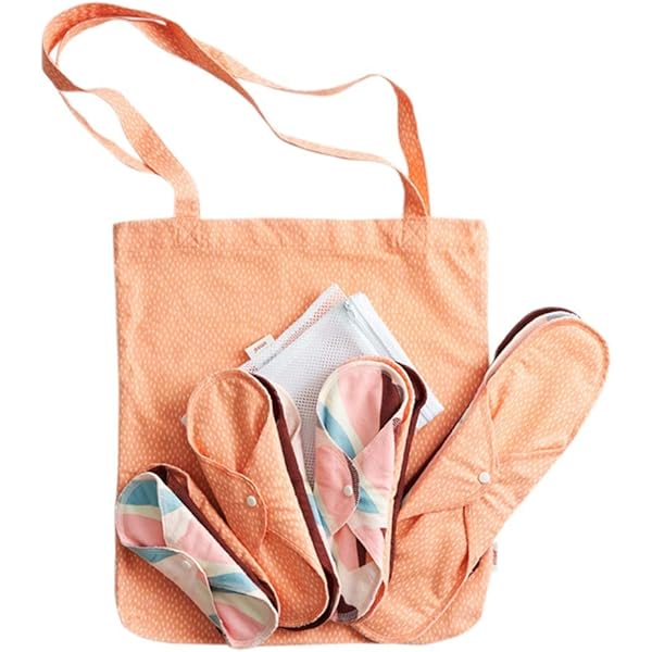 ImseVimse Damenbinden Nacht - Bio-Baumwolle 3 Stück Mit Flügeln