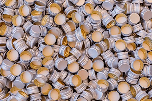 Preisvergleich Produktbild slkfactory 25St. Ersatz Schraubverschluss PP18 Drehverschluss Verschlüsse Schraubdeckel aus Aluminium für Flaschen Glasflaschen (25 Stück)