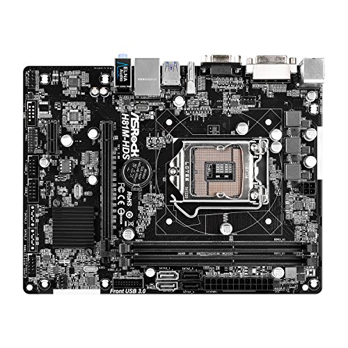 ASRock H81M-HDS R2 0 - Placa Base Micro ATX  Chipset Intel H81  Socket 1150  2X DDR3  M  x  16GB  HDMI DVI-D D-Sub  2X SATA3  2X SATA2  1x PCIe 2 0 x16  1x PCIe 2 0 x1  4X USB 3 1 Gen1  8X USB 2 0 
