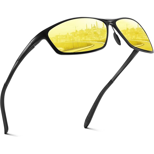 thumbnail image 2 of VIEWBETTER Fit Over Night Vision Driving Glasses For Men 2 of 12