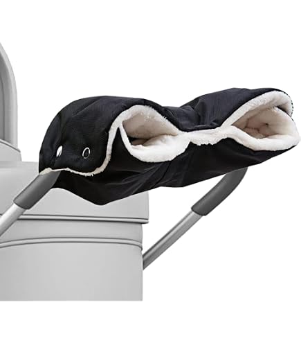Manchon Main Manchon Chauffant Poussette Universel - Polaire Douce, Imperméable, Pour Mains Au Chaud L'hiver Gant Pour Poussette