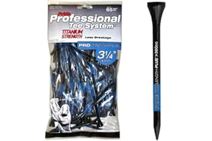 PRIDESPORTS Pride Damen PTS Titanium Strength Wooden 3 1/4 Bag of 65 Tees, blue, 83 mm