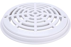 HAPIVIDA Pool Drain Cover Replacement, 8inch Round Bottom Main Drain Cover for Swimming Pool Massage Pool Spa Pool