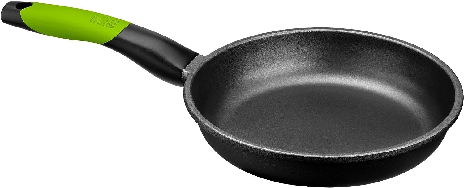 BRA Prior Sartén, 24 cm, aluminio fundido con antiadherente, apto para todo tipo de cocinas incluida inducción