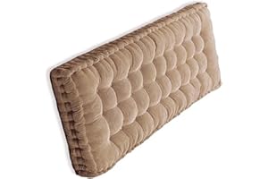 MSNCS Cojin Para Banco Exterior Interior 100x50, 80x40, 100x40, 90x30 Cojin Jardin 60x60, 40x40 Cojin De Banco Grueso, Cojines Para Bancos Para Terraza Balcón Palet Comedor Columpios(E,100x50cm/42x20in)