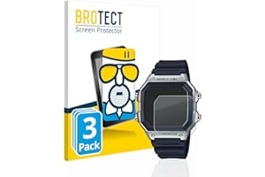 BROTECT Protector Pantalla Mate Cristal para Casio AE-1200WH-1CVEF (3 Unidades) Protección Anti-Reflejos