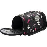 BPS&reg; Carrier Bag for Pets Dogs Cats Animals Carriers 3 Sizes S/M/L Choose (S, Black) BPS-5638N