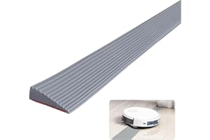 BRIMOREA Rampa per soglia della porta, 5,5 x 1,6 x 100 cm, profilo di transizione in PVC, per passeggini, sedie a rotelle e scooter