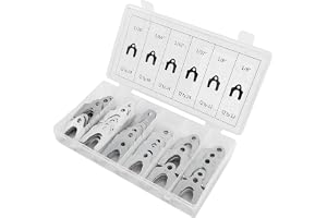 aqxreight 144PCS Auto Alignment Body Shims 1/16 in 1/64 in /32in /8in Car Alignment Shims Sortiment Kit med Förvaringslåda