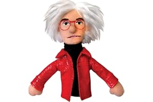 THE UNEMPLOYED PHILOSOPHERS GUILD Unemployed Philosophers Guild Andy Warhol Finger Puppet and Refrigerator Magnet - for Kids and Adults