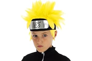Chaks Parrucca Naruto Gialla per Bambino - Giallo - Taglia Unica