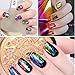 XICHEN® 24PCS Nail Art Stickers Tips Wraps Foil Transfer Adhesive Glitters Acrylic DIY Decoration 24 Colors 4CM*100CM