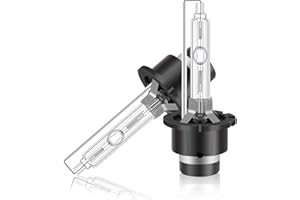 Erato D2S Xenon Bulb, 35W 6000K Cool White Super Bright Discharge Lamp High Low Beam 12V HID Headlight Bulb Replacement, 2 Pack