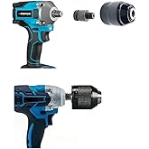 Depolife Kilitlemeli Somun S&ouml;kme Sıkma Makinesi İ&ccedil;in 1 Adet SDS-Max Metal Mandren Ve Adapt&ouml;r Seti