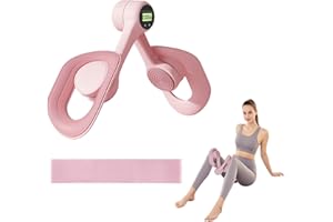 ELIPHONTOWNE Beckenboden Trainingsgerät - Postpartum Beckenbodentrainer mit Intelligente Zähler, Oberschenkeltrainer mit Anti Rutsch Design, Sportgeräte Zuhause zum Training der Oberschenkel