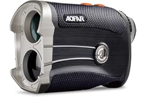 AOFAR GX-2S Laser Golf Rangefinder with Slope On/Off, 600 m White Golf Rangefinder with Flag Lock and Vibration, Legal for Competitions, Gift Packaging