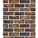 Produktbild Retro Weinlese-3D Faux-Ziegelstein-Tapeten-Café-Bar-roter Ziegelstein-Tapete 32.8 * 1.73 (ft) (Color : Retro dark brown)