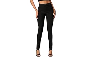 femiss Girls Black School Trousers Women Work Office Skinny Stretch Trousers Sizes 4 6 8 10 12 14 16 18