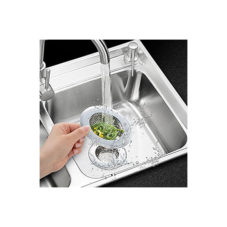 Küchen-Abflusssieb Edelstahl 110mm - Mit Kabelsteuerung Für Waschbecken