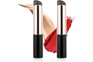 Amabro Silikonowy pędzel do makijażu usta, 2 szt., aplikator do szminki wielokrotnego użytku, wysoka elastyczność, okrągła główka do błyszczyka