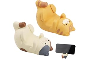 HENGBIRD 2 szt. Funny Cat Holder słodki kot uroczy uchwyt na telefon komórkowy głowa kota uchwyt na telefon komórkowy stół stojak na telefon komórkowy biurko
