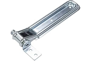 UNITRAILER Charnière Ridelle Remorque 10-270 avec Poignée – Longueur 274 mm Ø17 mm – Acier Galvanisé Anticorrosion – Kit avec Support Inclus