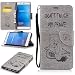 Produktbild LMAZWUFULM Hülle für Huawei P9 lite / VNS-L31 5,2 Zoll PU Leder Magnetverschluss Brieftasche Lederhülle Wütend Cartoon Kettensäge Bär Geprägte Design von Book style mit Stent-Funktion und Karten Slot Ledertasche Flip Cover für Huawei P9 lite 2016 Grau