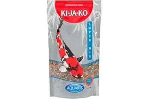 KI-JA-KO Super Mix - Nourriture pour carpes koï 1 kg / 6 mm. Nourriture pour koï Contenant des caroténoïdes et de la Vitamine E, renforçant Le système immunitaire. Riche en oméga-3.