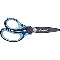 Pelikan 803519 griffix Schulschere, Blau, für Linkshänder