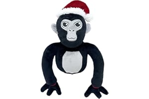 AdTemp 11.8 inch Gorilla Tag plush, multi-color gorilla game peripheral plush doll, Christmas and New Year decorations, suitable for children's